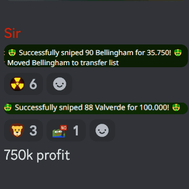 EA FC 26 sniping bot discord customer review