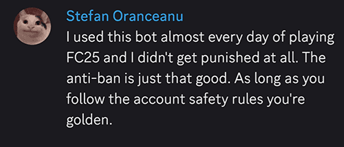 EA FC 26 sniping bot anti-ban customer review