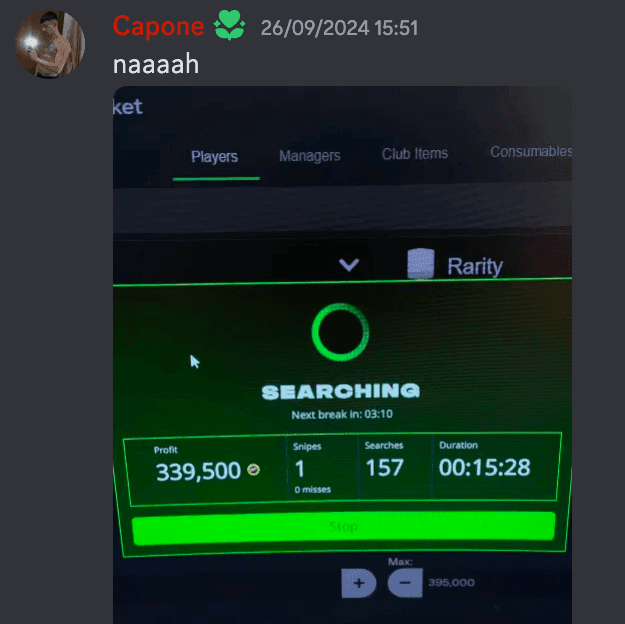 EA FC 25 Sniping Bot Stevie